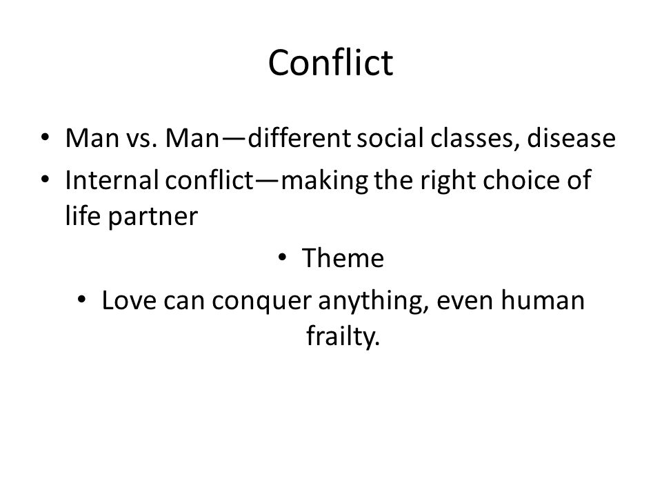 5 types of conflict in literature with examples